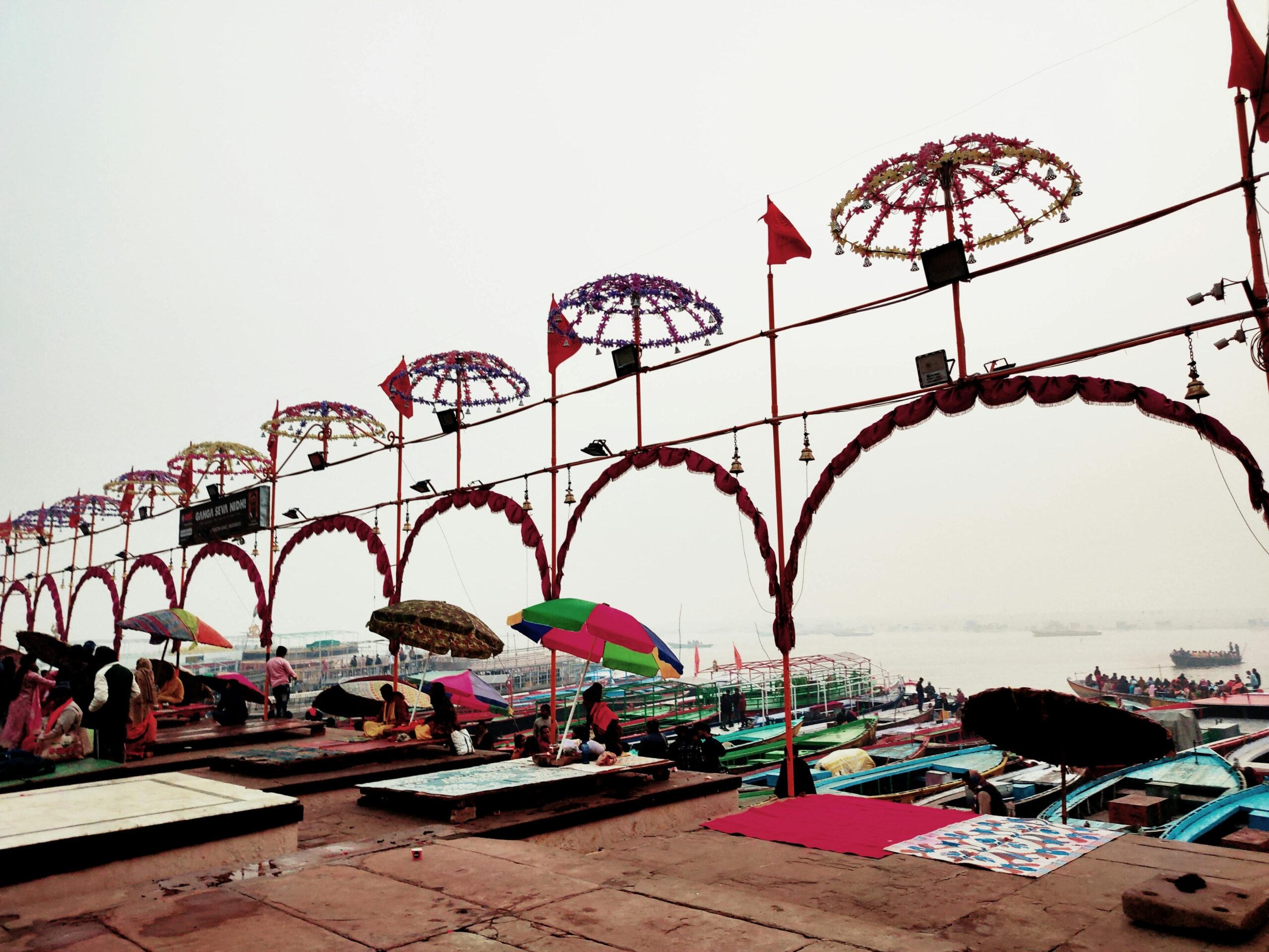 A traveler participating in a local cultural festival.