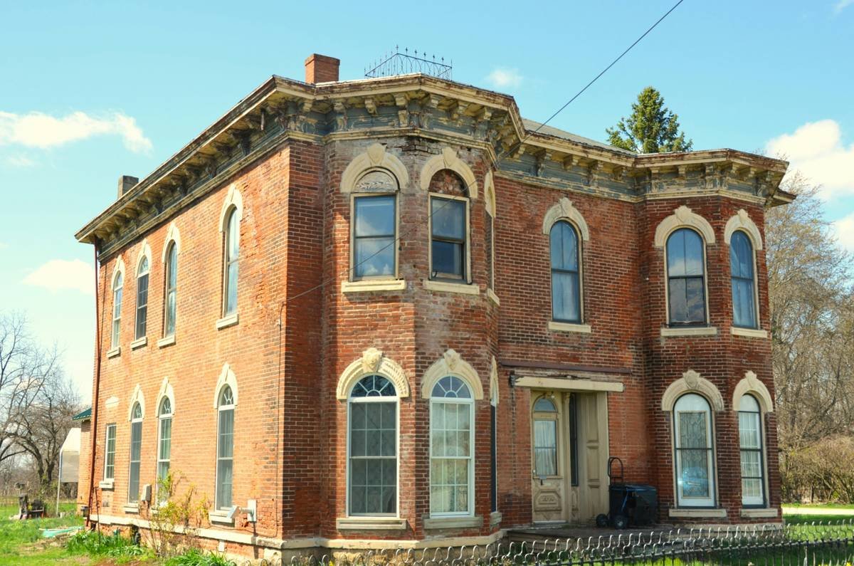 Luxurious interior of a historic castle
