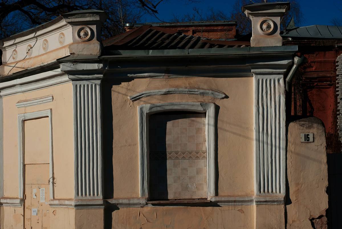 Provencal farmhouse bathed in golden sunlight