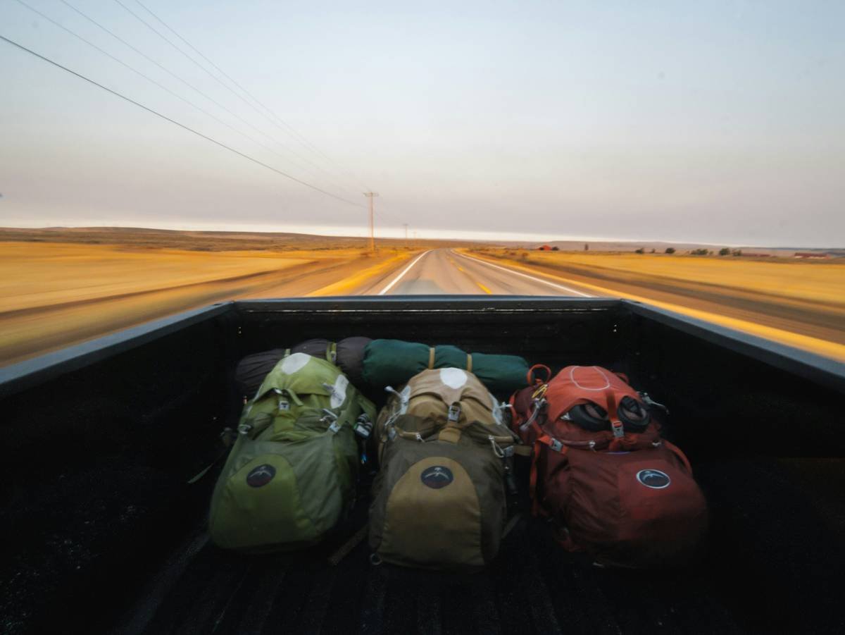 Backpacking in a pickup